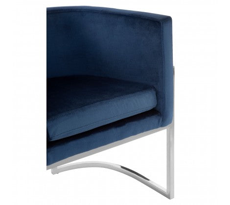 Eliza Dining/Accent Chair - Blue - Modern Home Interiors