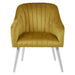 Luxor Mustard Fabric Armchair - Modern Home Interiors