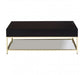 Kensington Townhoue Black and Gold Finish Coffee Table - Modern Home Interiors