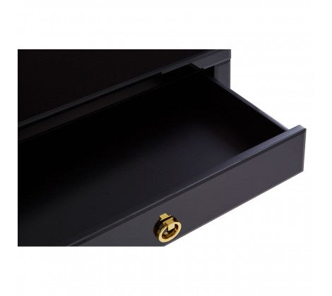 Kensington Townhoue Black and Gold Finish Coffee Table - Modern Home Interiors