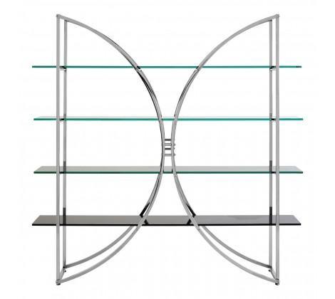 Vogue Curved Design Shelf Unit - Modern Home Interiors