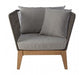 Opus Grey Garden Armchair - Modern Home Interiors