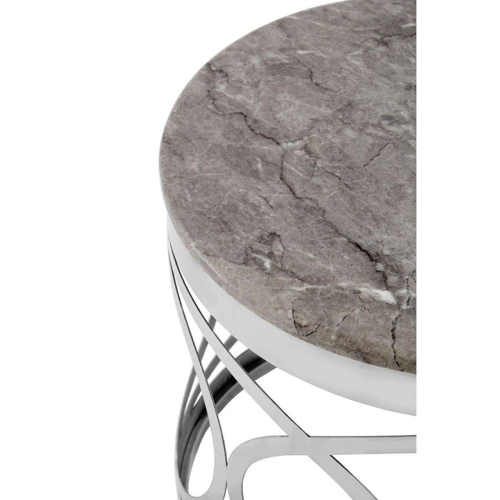 Yasmin Marble Side Table - Modern Home Interiors