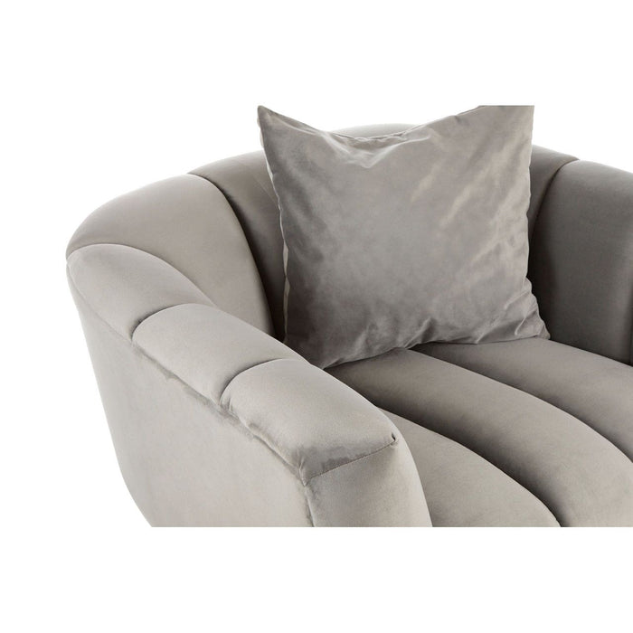 Kenton Velvet Upholstered Ultra Modern Chair - Modern Home Interiors