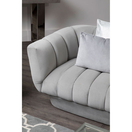 Kenton Velvet Upholstered Ultra Modern Sofa - Modern Home Interiors