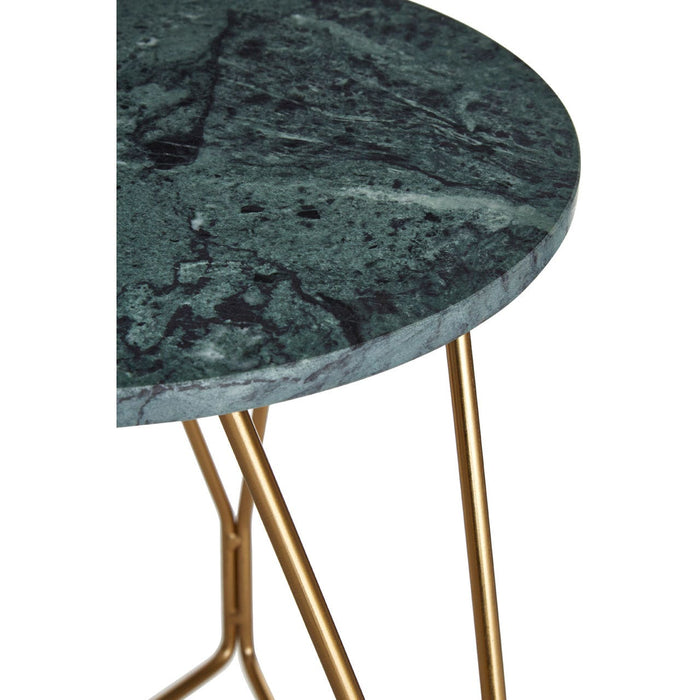 Corra Green Marble Top End Table - Modern Home Interiors