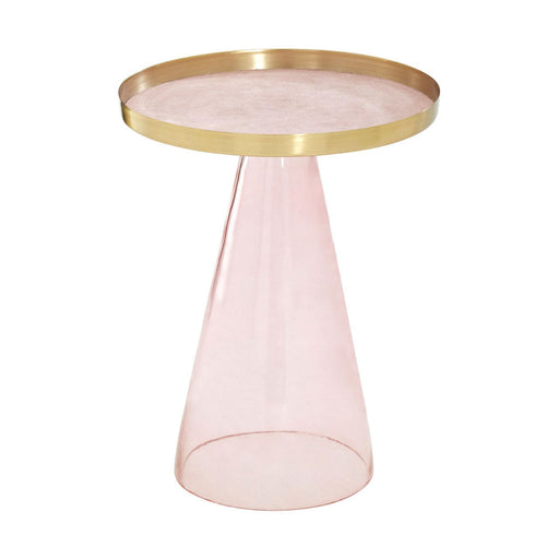 Martini Pink & Gold Round Side Table - Modern Home Interiors