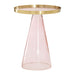 Martini Pink & Gold Round Side Table - Modern Home Interiors