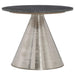 Martini Table with Grey Marble Top - Modern Home Interiors