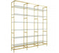 Horizon Bookshelf With Clear Glass Tiers - Modern Home Interiors