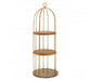 Horizon Small Cage Design Marble Bookshelf - Modern Home Interiors