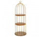 Horizon Small Cage Design Marble Bookshelf - Modern Home Interiors