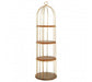 Horizon Large Cage Design Marble Bookshelf - Modern Home Interiors