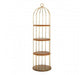 Horizon Large Cage Design Marble Bookshelf - Modern Home Interiors