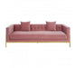 Rena 3 Seat Pink Sofa - Modern Home Interiors