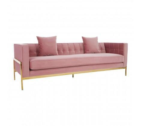 Rena 3 Seat Pink Sofa - Modern Home Interiors