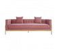 Rena 3 Seat Pink Sofa - Modern Home Interiors