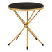 Templar Black Marble Top Side Table - Modern Home Interiors