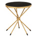 Templar Black Marble Top Side Table - Modern Home Interiors