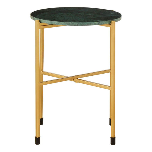 Templar Green Marble Top Side Table - Modern Home Interiors