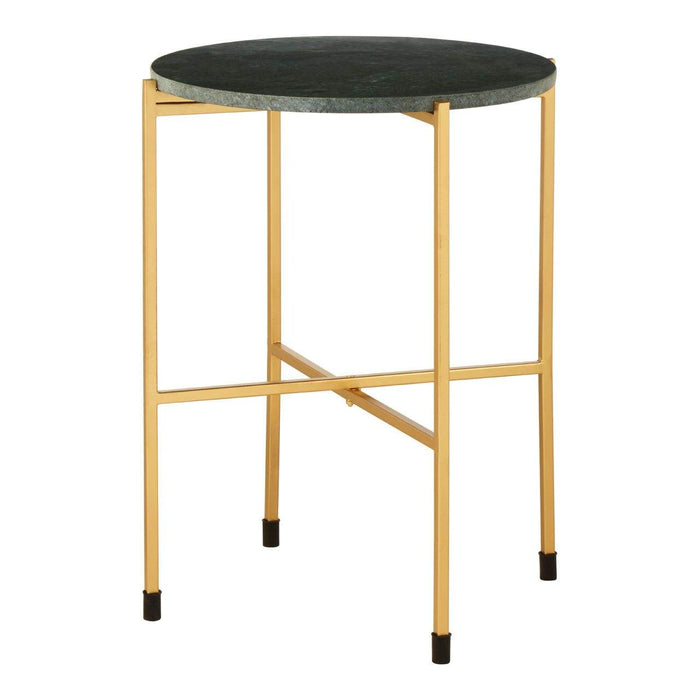 Templar Green Marble Top Side Table - Large - Modern Home Interiors