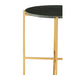 Templar Green Marble Top Side Table - Large - Modern Home Interiors