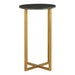 Templar Large Marble / Iron Side Table - Modern Home Interiors