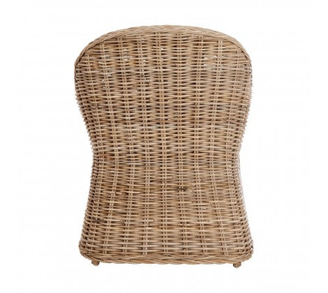 Lovina Rounded Back Rattan Chair - Modern Home Interiors