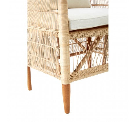 Lovina Natural Rattan Chair - Modern Home Interiors