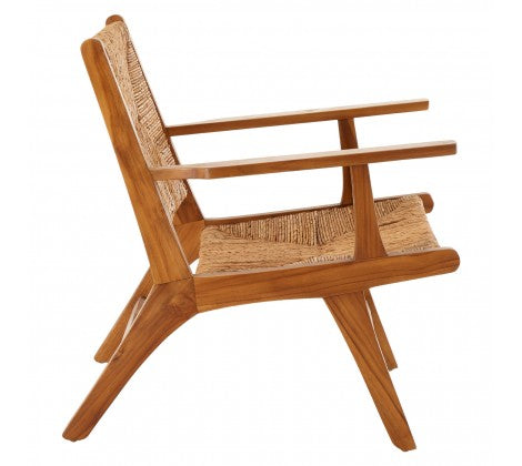 Lovina Teak Wood Armchair - Modern Home Interiors