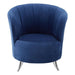 Maci Blue Velvet Tub Chair - Modern Home Interiors