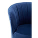 Maci Blue Velvet Tub Chair - Modern Home Interiors