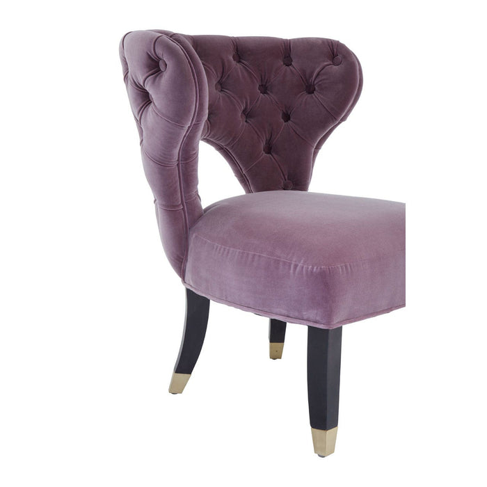 Villi Lilac Upholstered Boutique Chair - Modern Home Interiors