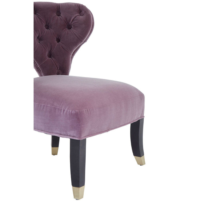 Villi Lilac Upholstered Boutique Chair - Modern Home Interiors