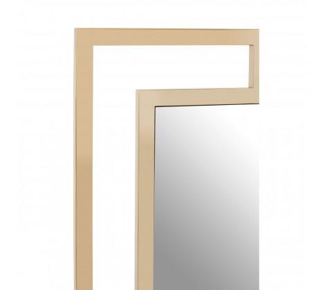 Regusa Modern Wall Mirror with Gold Trim - Modern Home Interiors