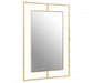 Rimini Modern Wall Mirror with Gold Trim - Modern Home Interiors