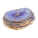 AGATA BLUE / GOLD COASTERS - Modern Home Interiors