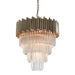 Lustra Large Silver Finish Luxe Chandelier - Modern Home Interiors