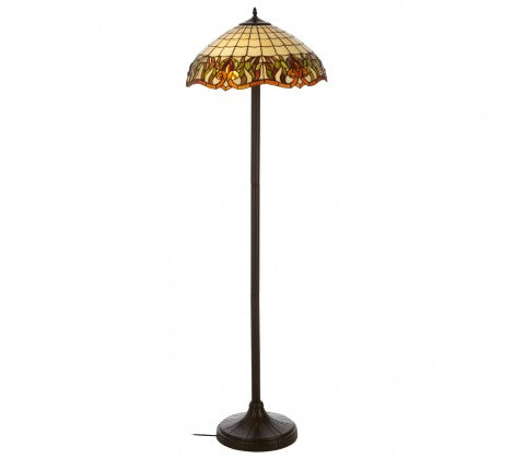 Wisteria Tiffany Umbrella Shade Floor Lamp - Modern Home Interiors