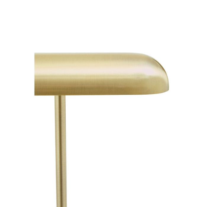 Brass Finish Desk Lamp with Black Marble Base