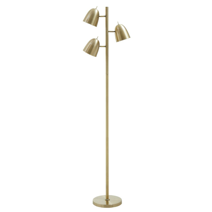 Brass Finish Spotlight Floor Lamp