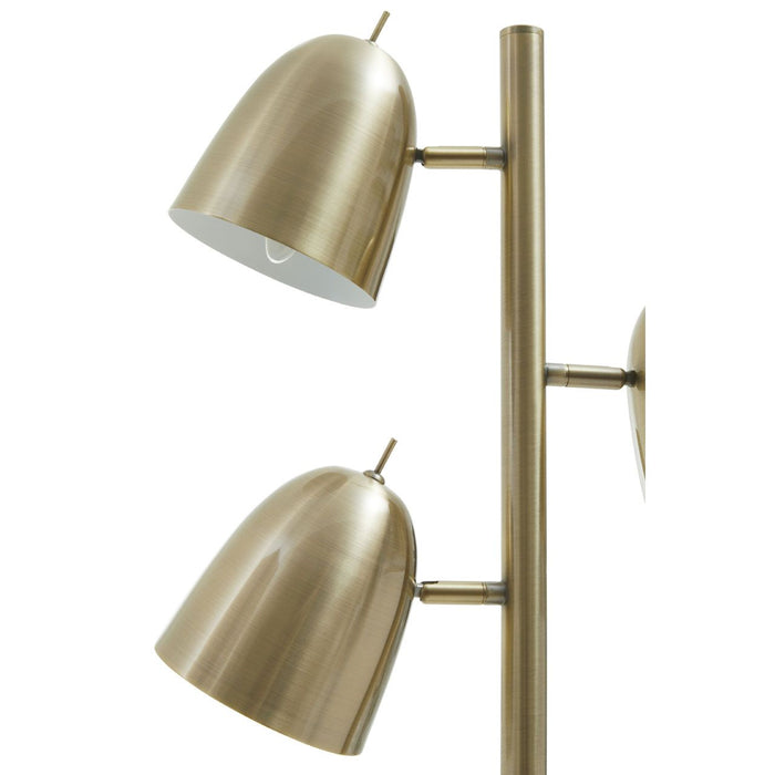 Brass Finish Spotlight Floor Lamp