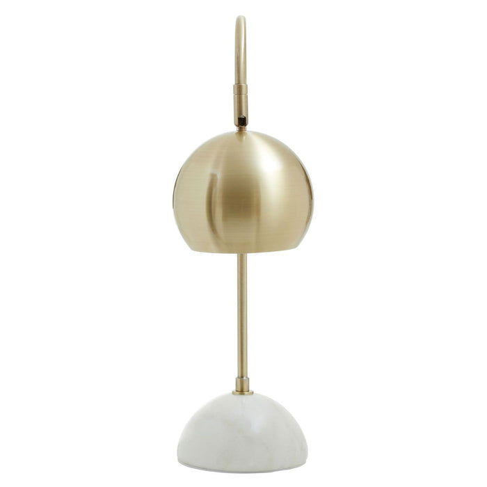 Marble Base Brass Finish Desk Lamp