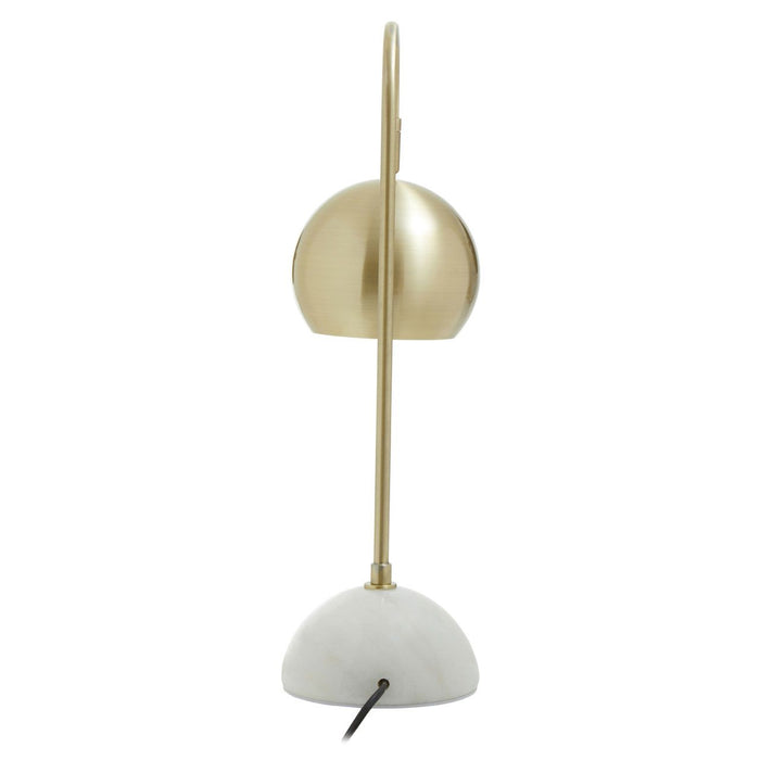 Marble Base Brass Finish Desk Lamp