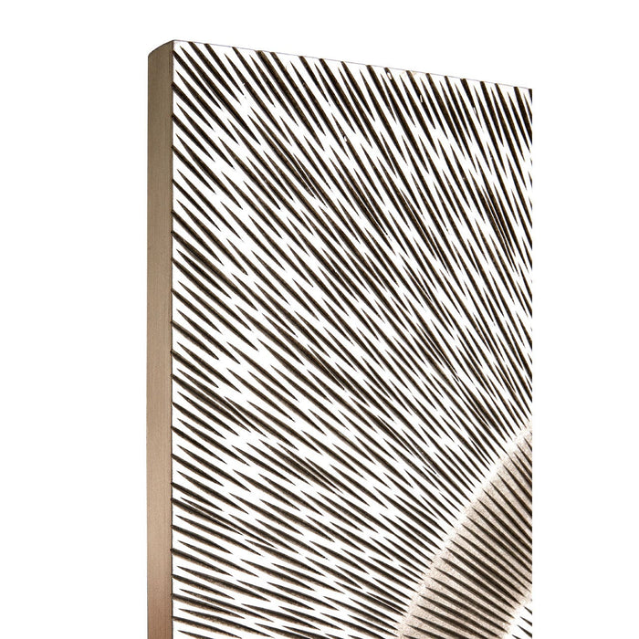 Modello Wood Carving Silver Finish Wall Art - Modern Home Interiors