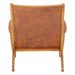 Kendari Brown Leather Chair - Modern Home Interiors