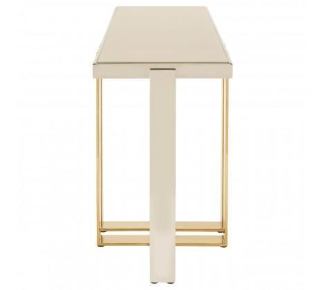 Demas Console Table with Chrome/Gold Legs - Modern Home Interiors