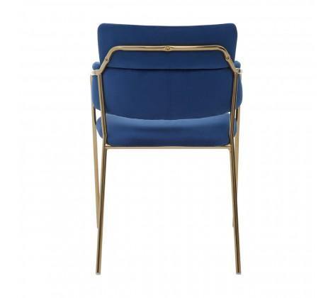 Tamzin Blue Velvet Dining Chair - Modern Home Interiors