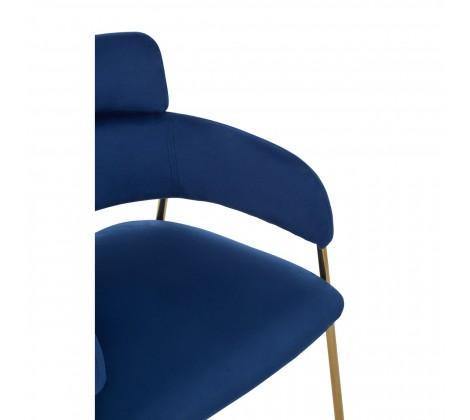 Tamzin Blue Velvet Dining Chair - Modern Home Interiors