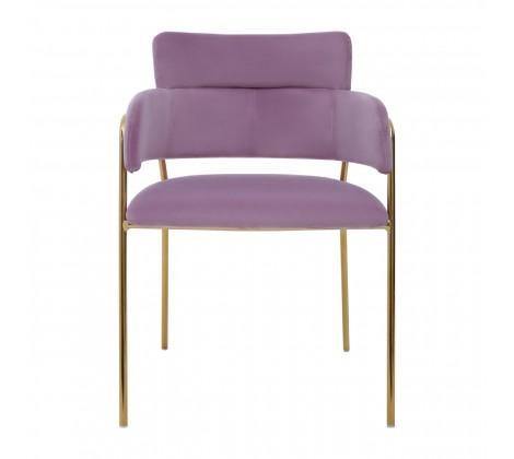 Tamzin Pink Velvet Dining Chair - Modern Home Interiors